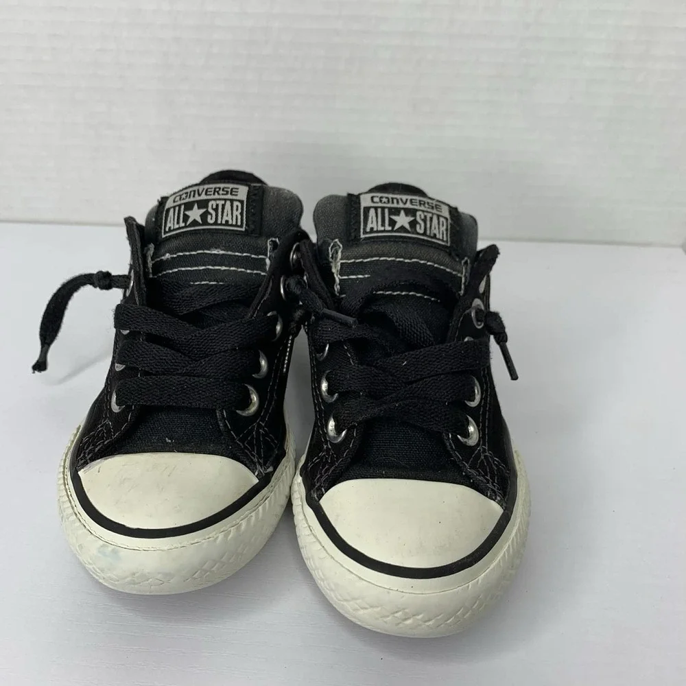 Converse Junior Chuck Taylor All Star 647735F Black Sneakers Size 11